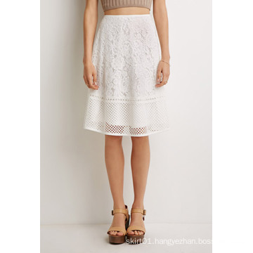 OEM Popular Lace Pattern Simple Ladies′ Fashion Skirt